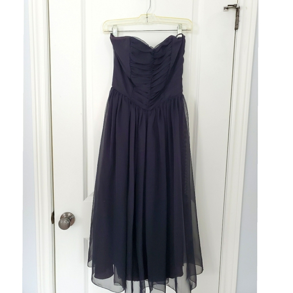 Vintage Dresses & Skirts - Vintage Peter Ellis Black Strapless Dress